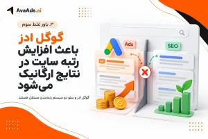 ۳. باور سوم: گوگل ادز باعث افزایش رتبه سایت در نتایج ارگانیک میشود